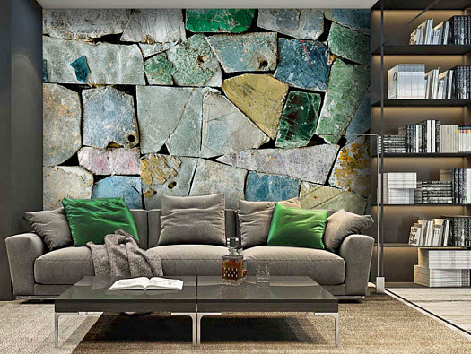 Фотообои в интерьере артикул Faktura 3, FAKTURA, Wall street Фотообои в интерьере артикул Faktura 3, FAKTURA, Wall street