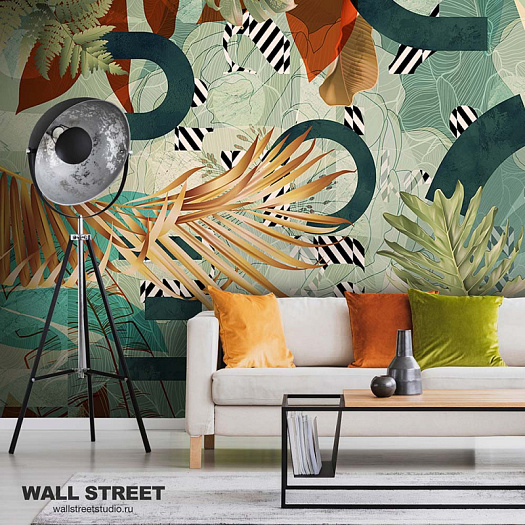 Фотообои в интерьере артикул Grafico 6, GRAFICO, Wall street