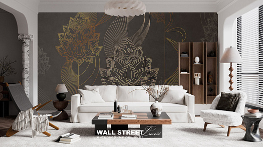 Фотообои в интерьере артикул Luxe-25: 26, LUXE 25, Wall street Фотообои в интерьере артикул Luxe-25: 26, LUXE 25, Wall street