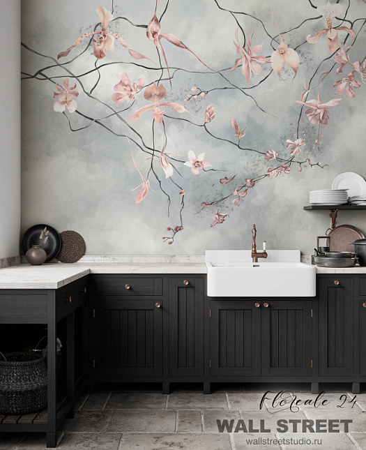 Фотообои в интерьере артикул Floreale-24: 19, FLOREALE 24, Wall street